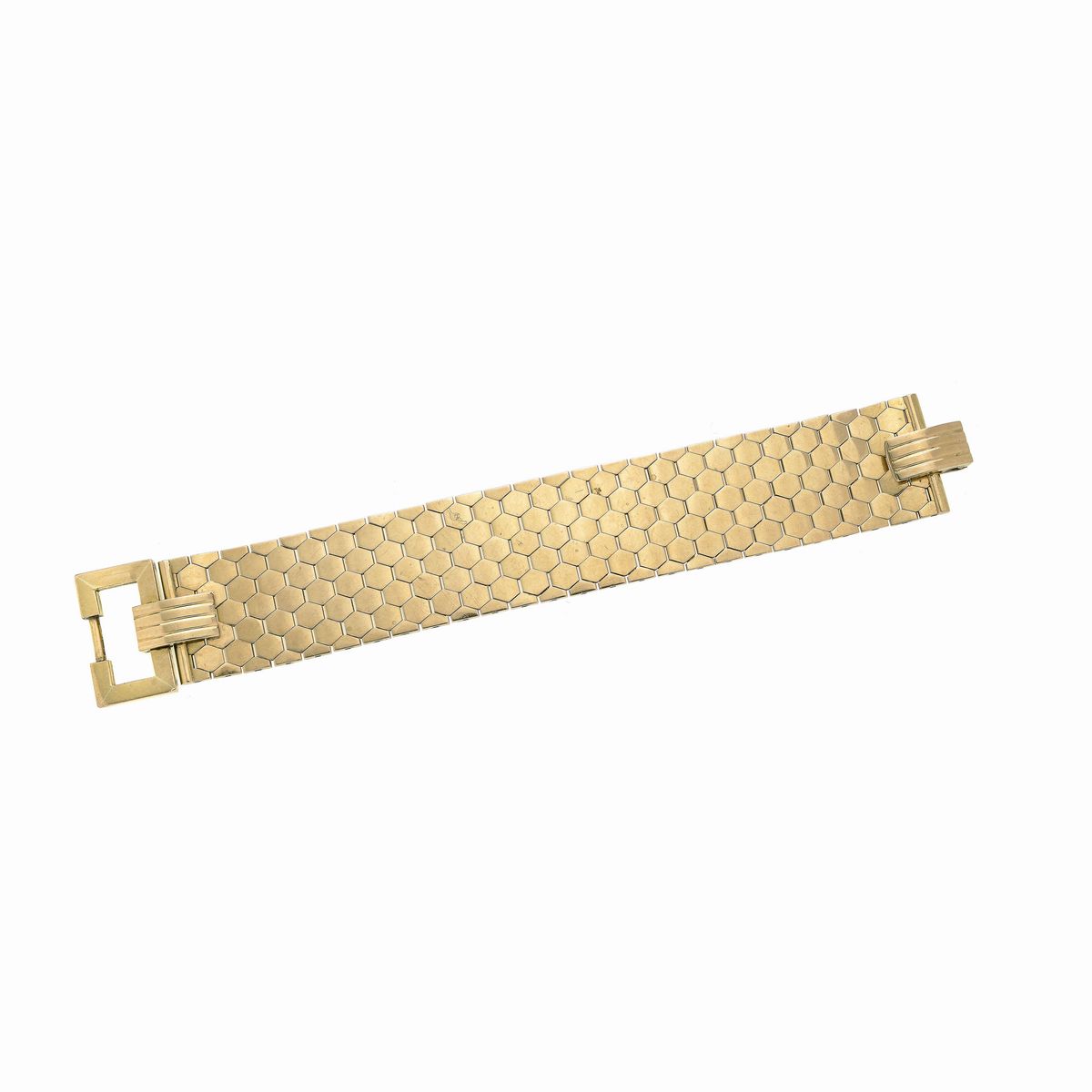 Alto bracciale in oro giallo