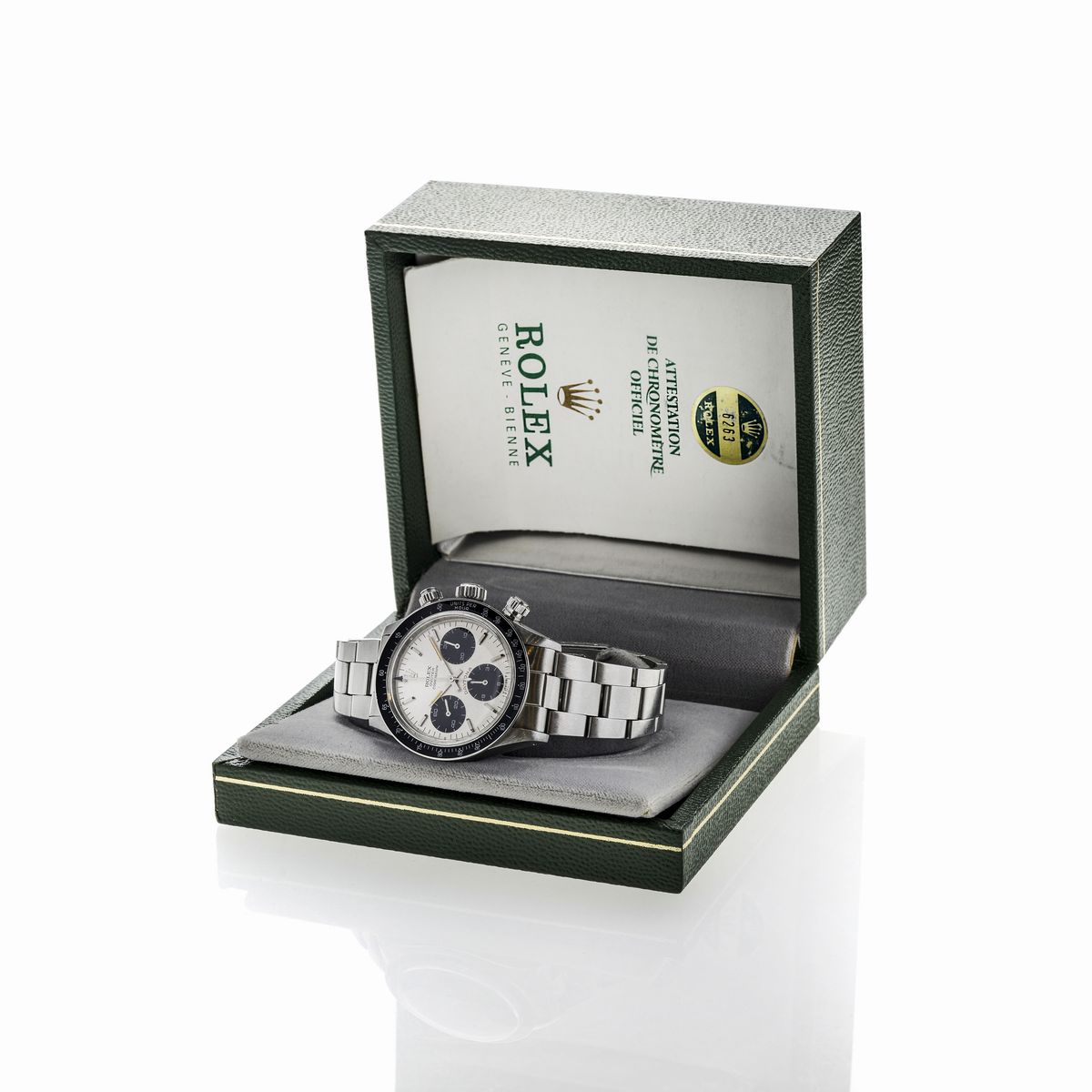 Orologio da polso Rolex Oyster Cosmograph Daytona in acciaio Ref. 6263