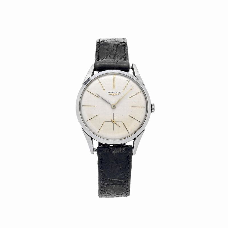 Orologio da polso in acciaio Longines