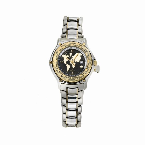 Orologio da polso in acciaio e oro, Ebel Voyager Ref. 1124913