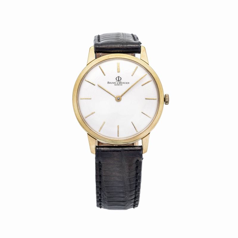 Orologio da Polso in Oro Giallo, Baume e Mercier