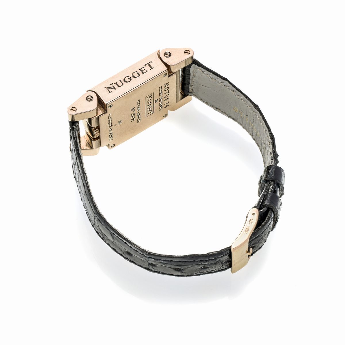 Orologio da Polso in Oro Rosa 'saltarello' Nugget, Motus 76, Es. 3/50