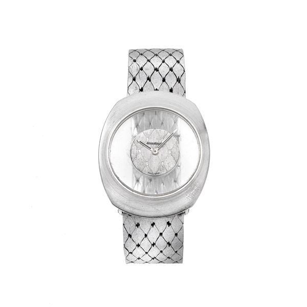 Le Coultre wristwatch, in 18 kt white gold