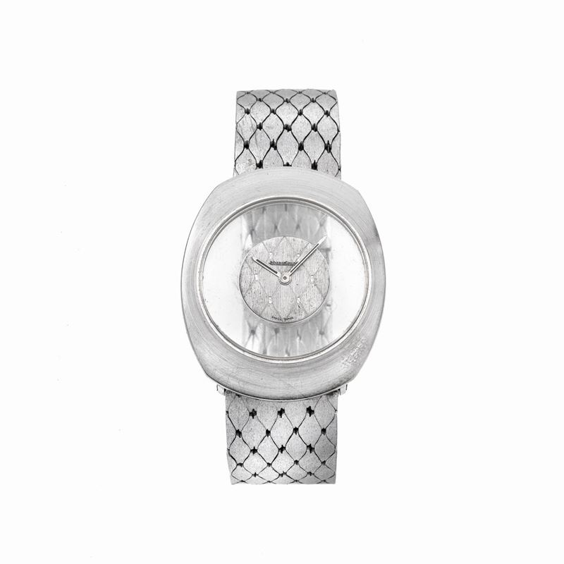 Orologio da Polso in Oro Bianco, le Coultre