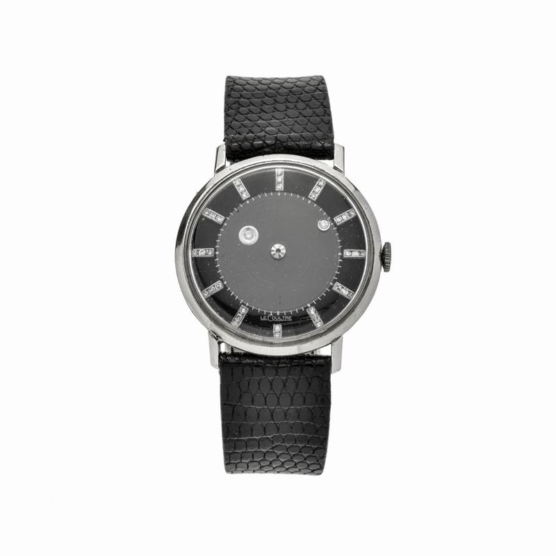 Orologio da Polso in Oro Bianco 14 Kt e Diamanti, le Coultre Mysterieus