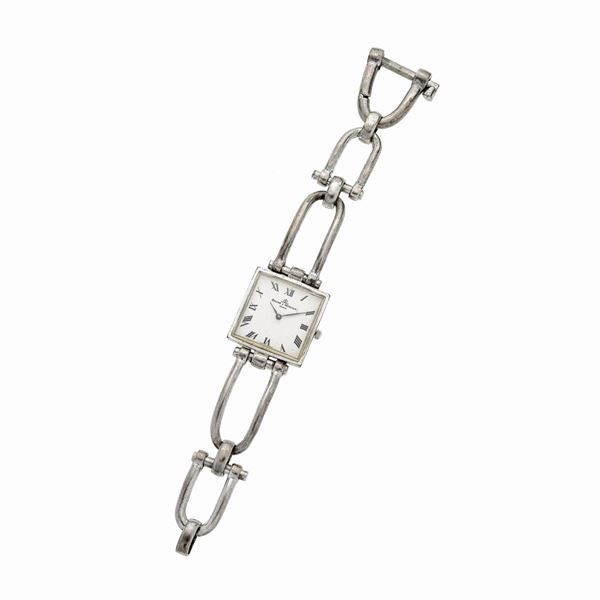 Baume & Mercier silver wristwatch  (Seventies)  - Auction Auction of antique and modern Jewelry and Wristwatches - Curio - Casa d'aste in Firenze