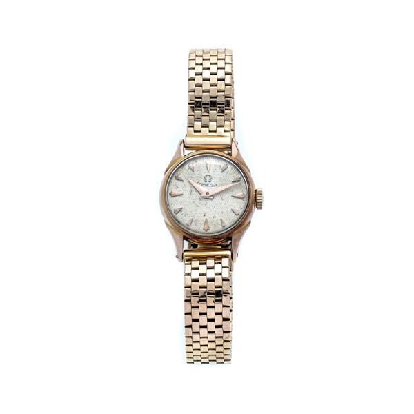 OMEGA - Omega yellow gold lady's watch