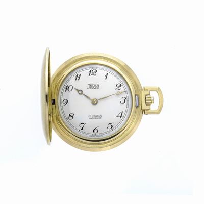 Orologio da Frac Jederman in Oro Giallo Satinato