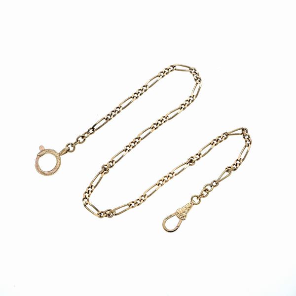 Catena da orologio in oro giallo