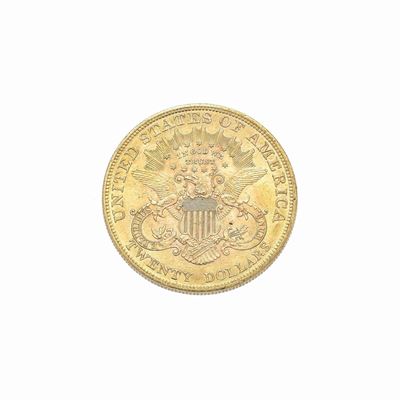 Moneta da 20 Dollari in Oro Giallo