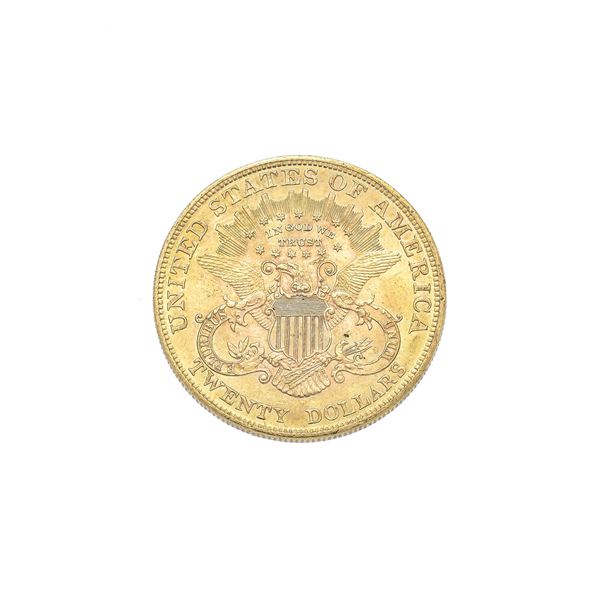 Moneta da 20 dollari in oro giallo