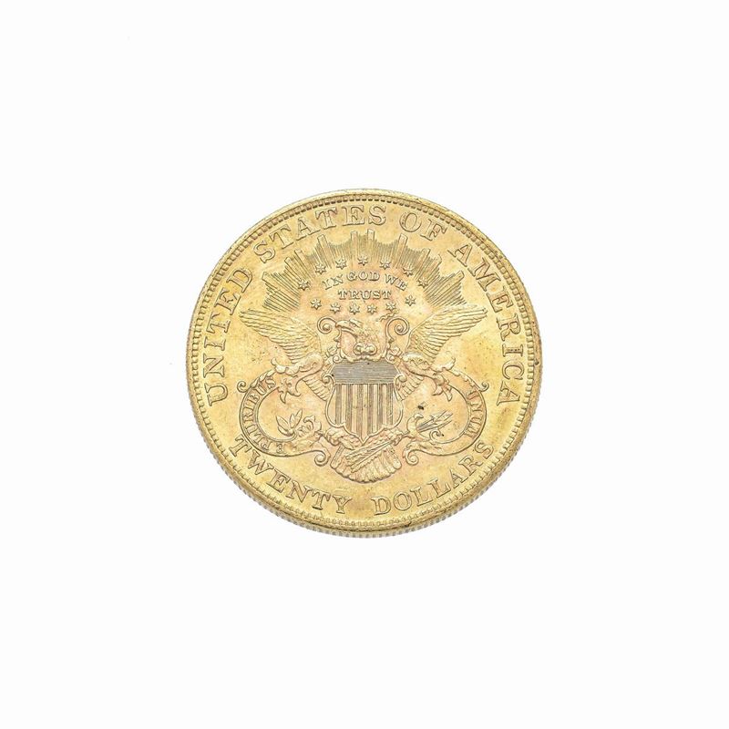 Moneta da 20 Dollari in Oro Giallo