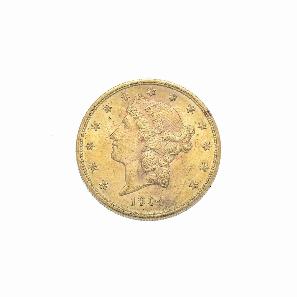 Moneta da 20 Dollari in Oro Giallo