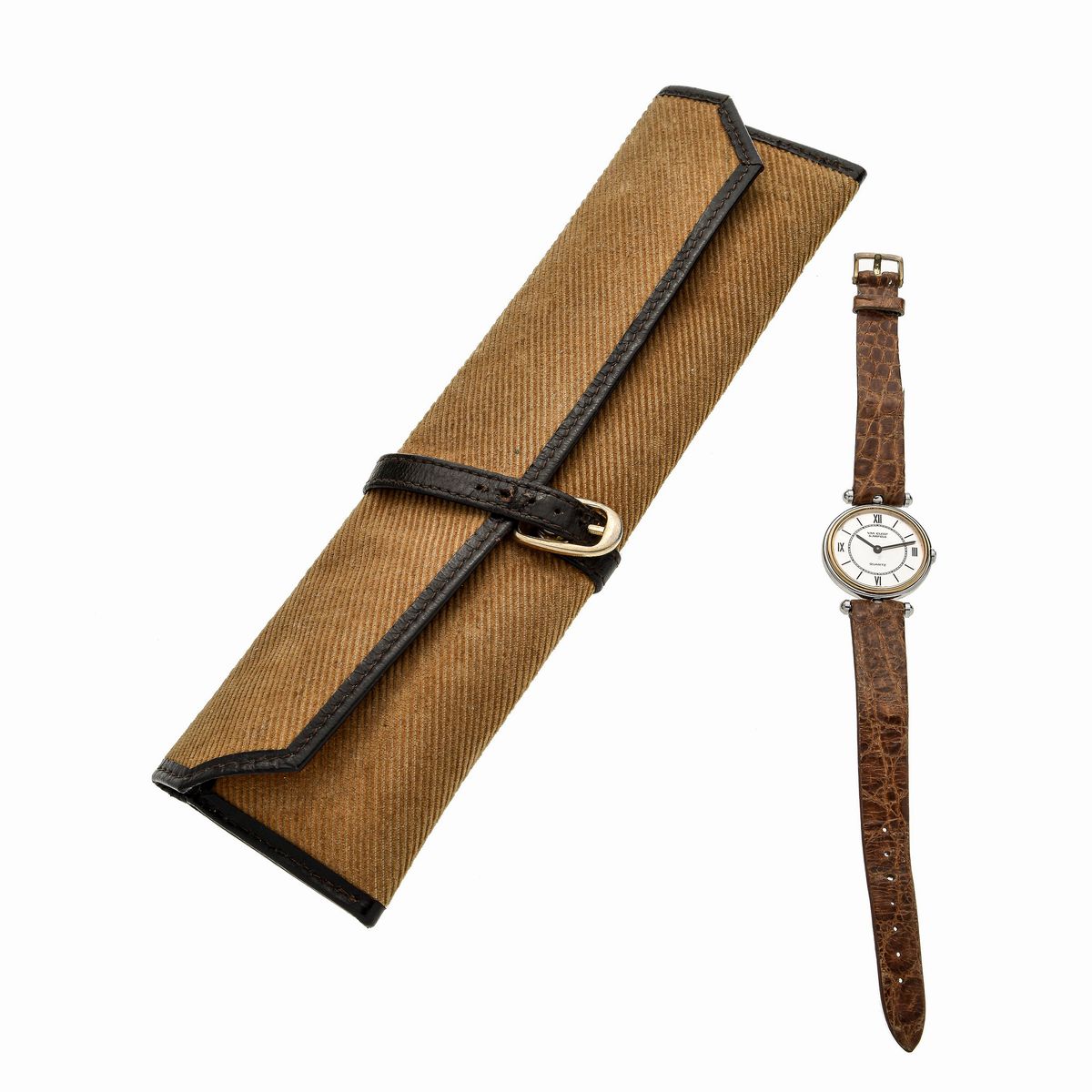 Orologio da Signora in Oro Giallo e Acciaio, Van Cleef & Arpels