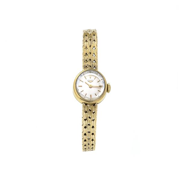 Longines, 18k yellow gold lady's watch