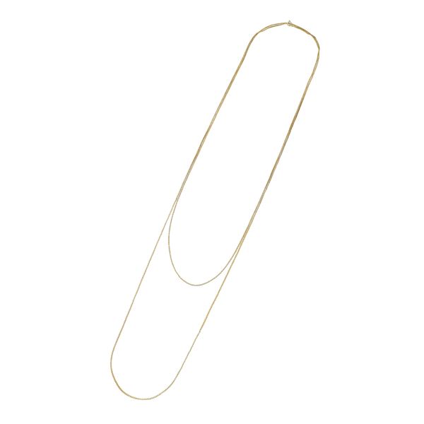 Long Manin in 22 kt yellow gold