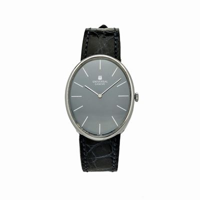 Universal Geneve, Grande Orologio da Polso in Acciaio, Ref. 842133