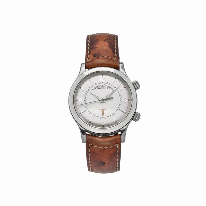 Jaeger le Coultre, Orologio da Polso in Acciaio, Master Control Reveil, con Scatola e Garanzia