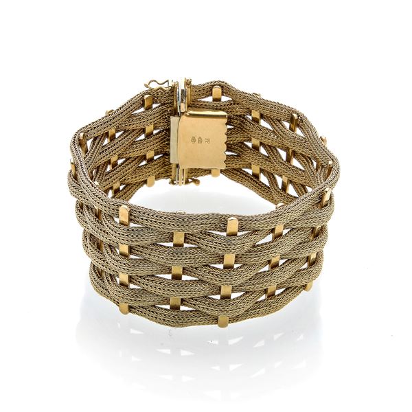 High 18 kt yellow gold bracelet