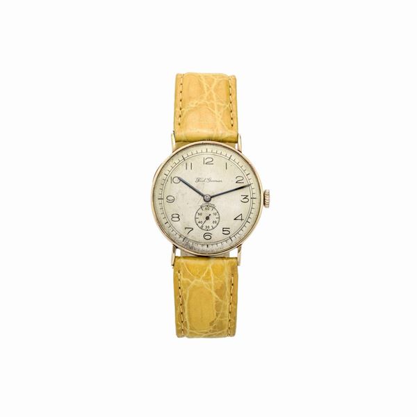 Orologio da polso in oro 14 kt, Paul Garnier