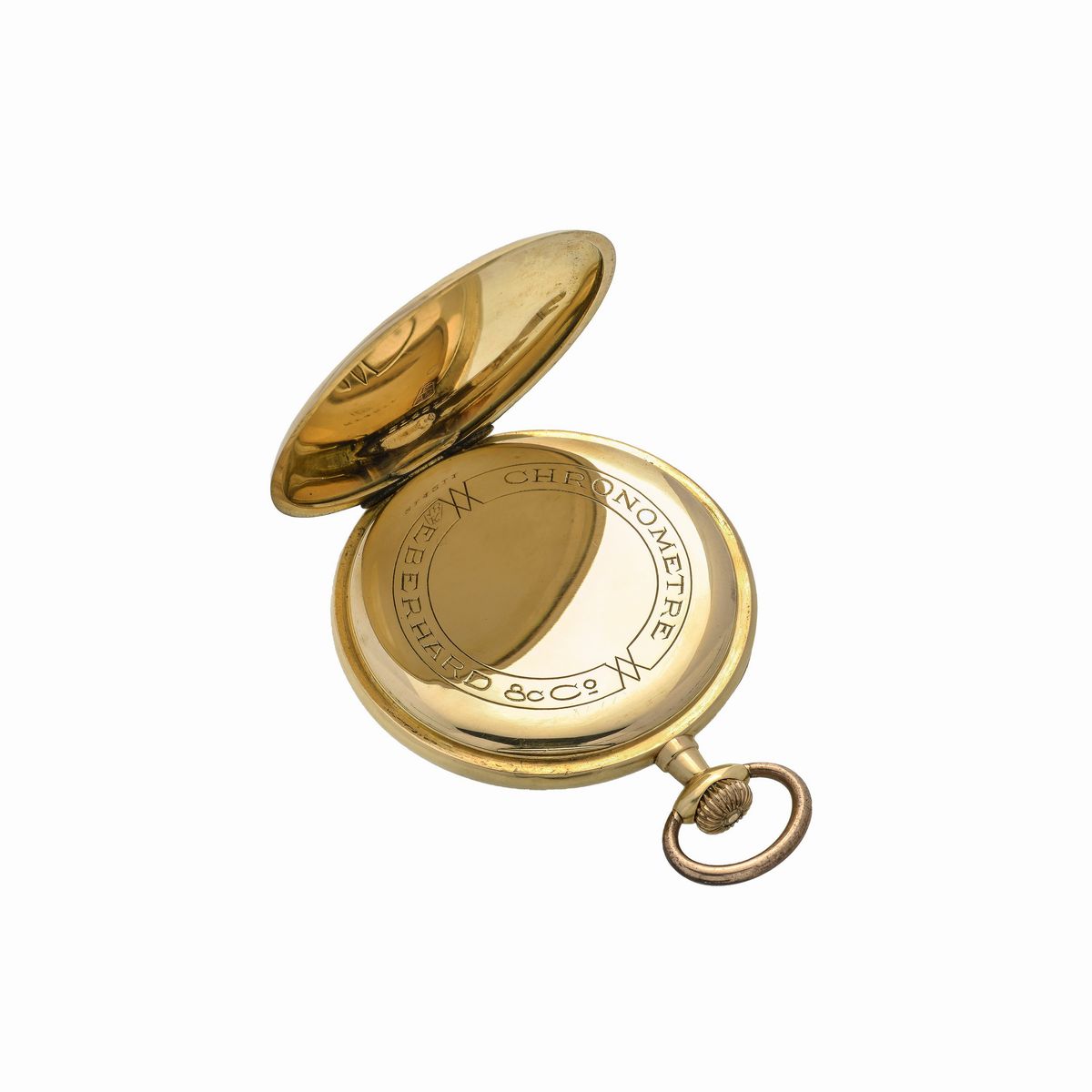 Cronometro da tasca in oro giallo 18 kt, Eberhard & Co.