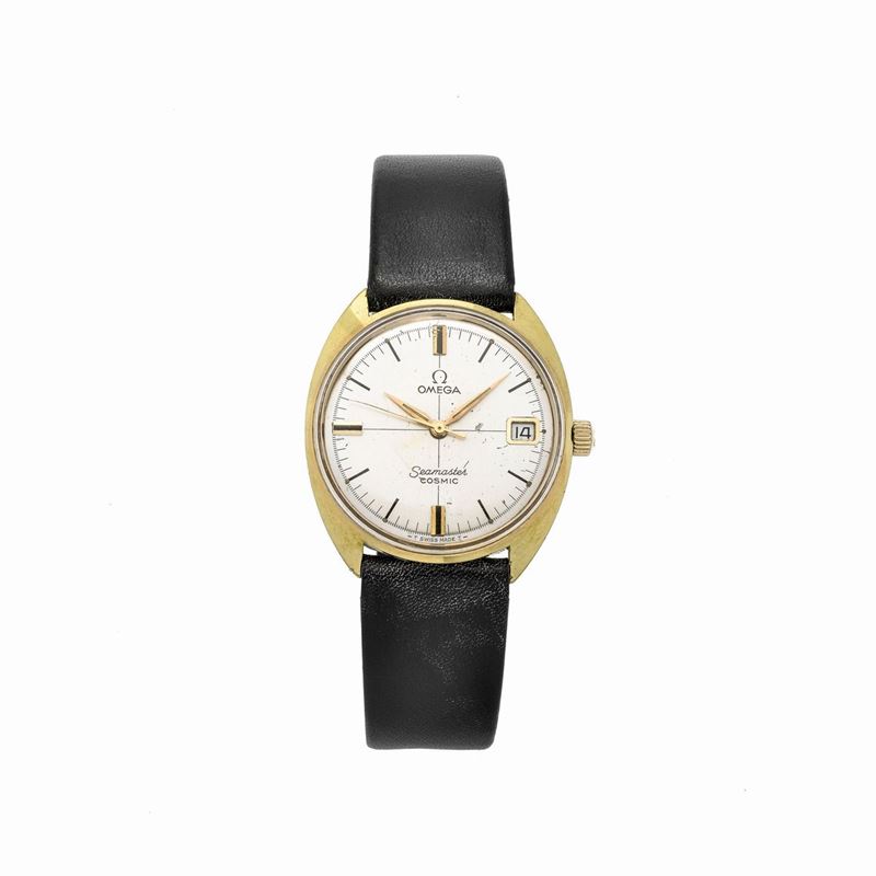 Orologio da polso laminato oro Omega Seamaster Cosmic