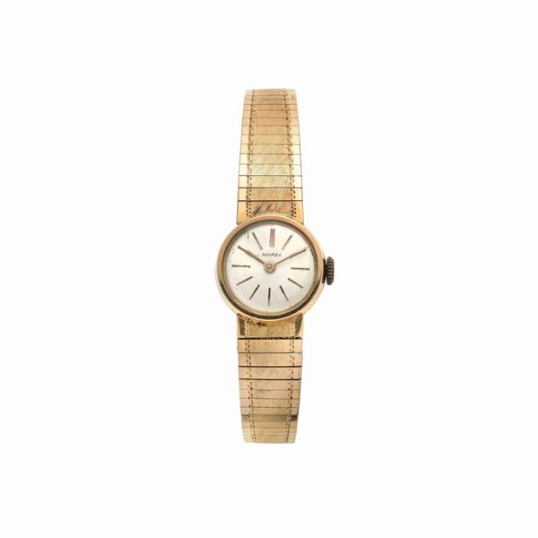 Orologio da polso per signora in oro giallo 18 kt, Nivrel