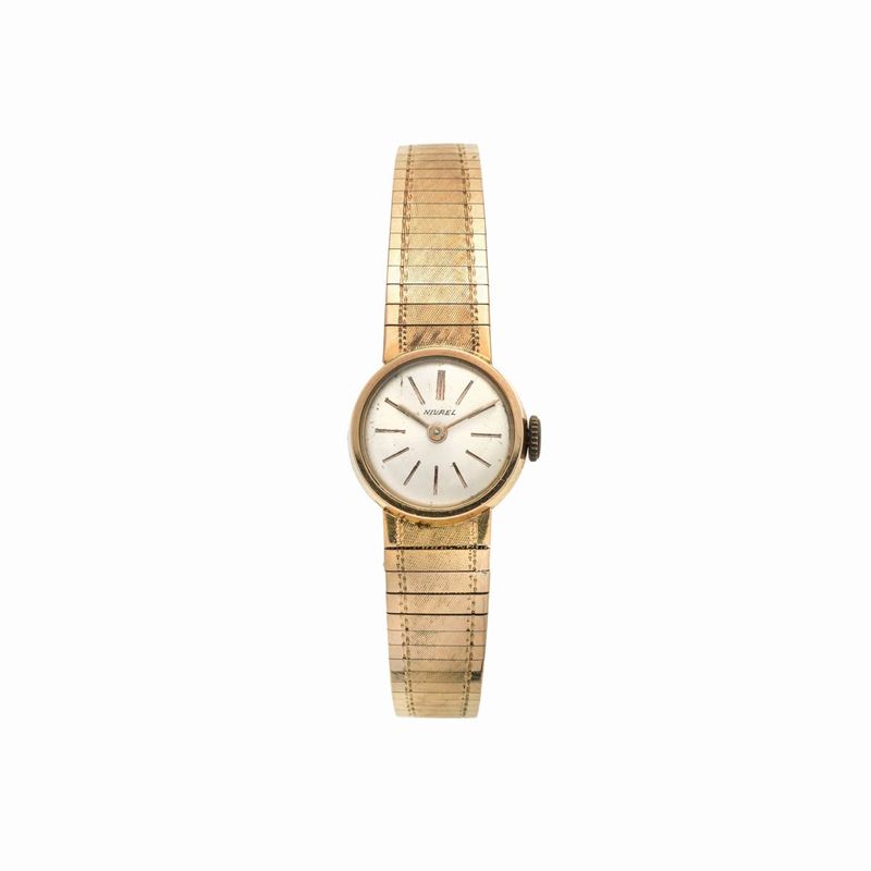 Orologio da polso per signora in oro giallo 18 kt, Nivrel