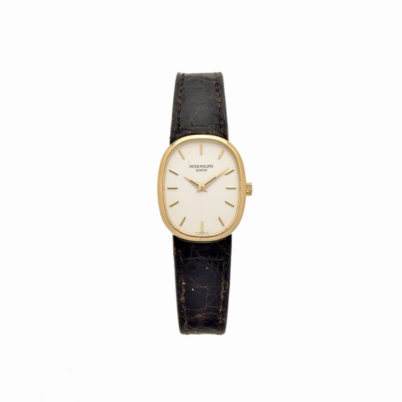 Orologio da polso per signora in oro giallo 18 kt, Patek Philippe, Ellipse