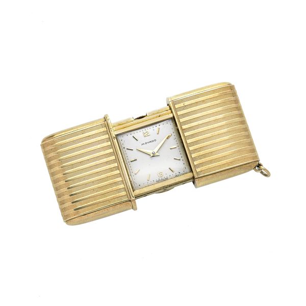 MOVADO - Orologio da viaggio in oro giallo Ermeto
