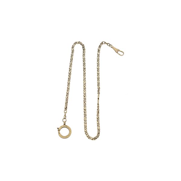 Catena da orologio in oro giallo 18kt