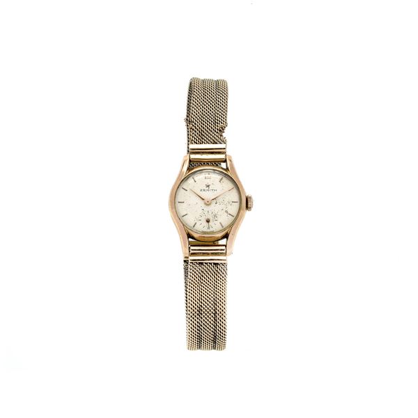 ZENITH - Orologio da signora in oro giallo