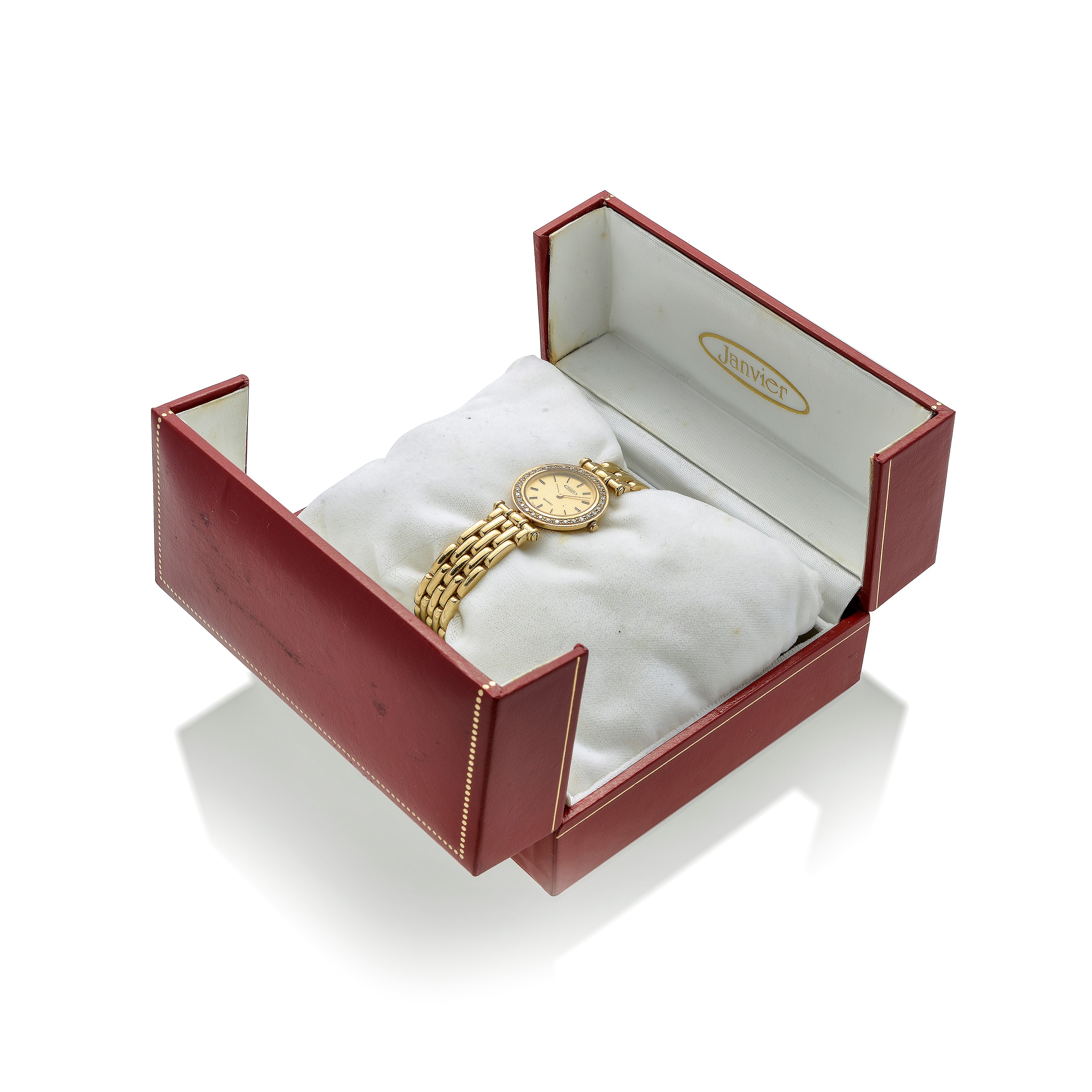 Janvier Orologio da Polso in Oro Giallo e Diamanti
