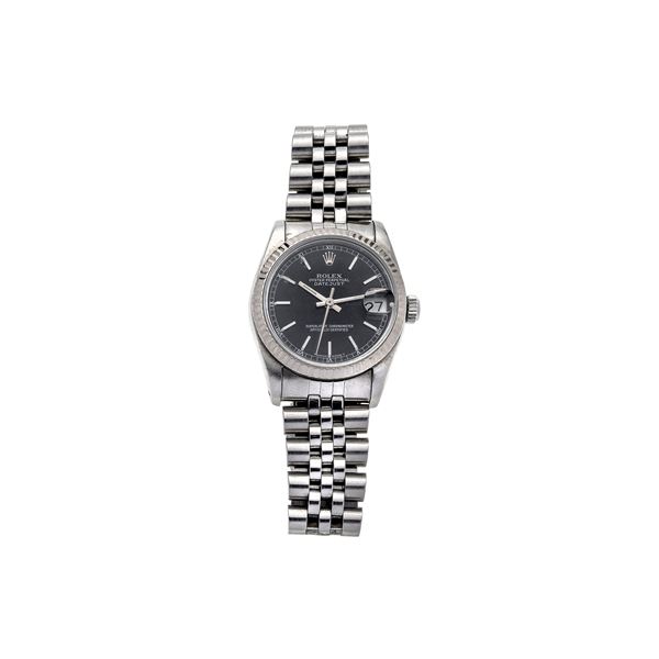 ROLEX - Orologio da polso in acciaio Oyster Perpetual Datejust Ref. 68274, seriale n. N57..