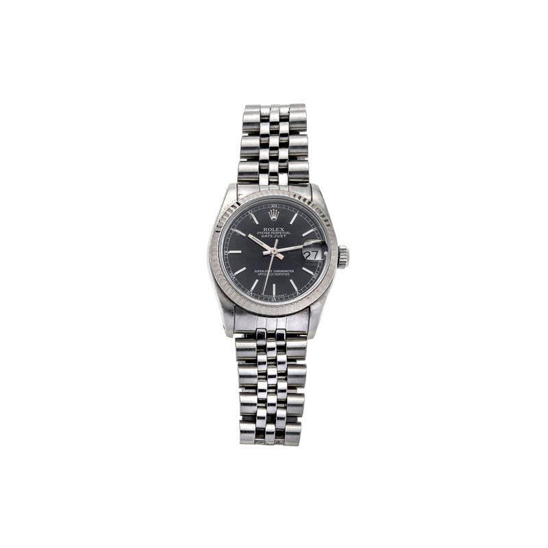 Rolex - Orologio da Polso in Acciaio Oyster Perpetual Datejust Ref. 68274, Seriale N. N57..