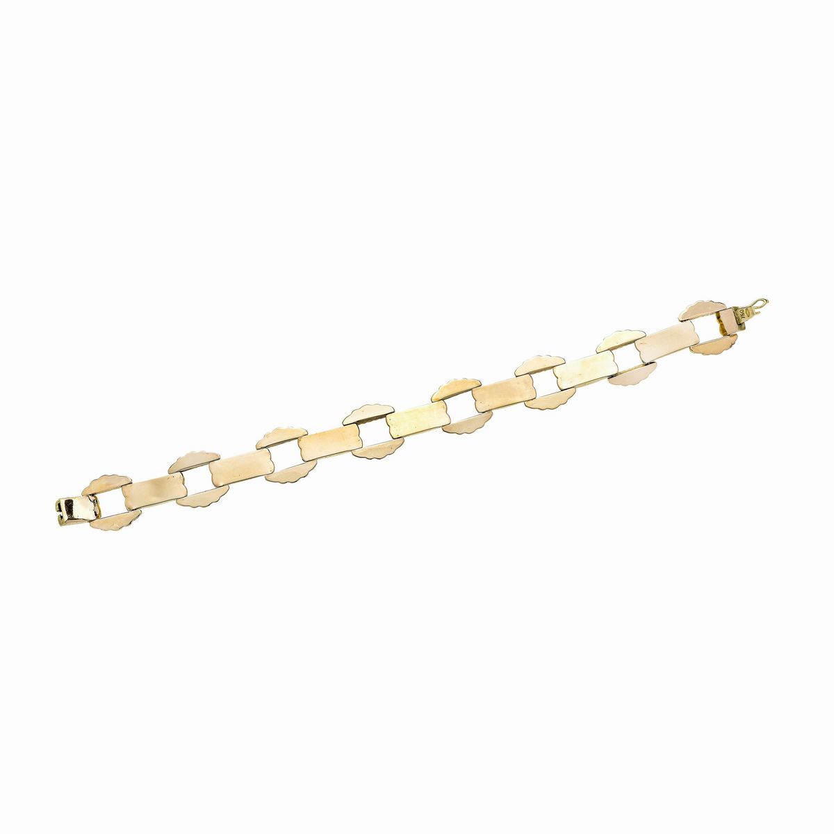 Bracciale a maglie in oro giallo