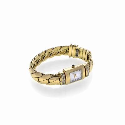 Orologio da Polso in Oro Giallo 18 Kt e Diamanti