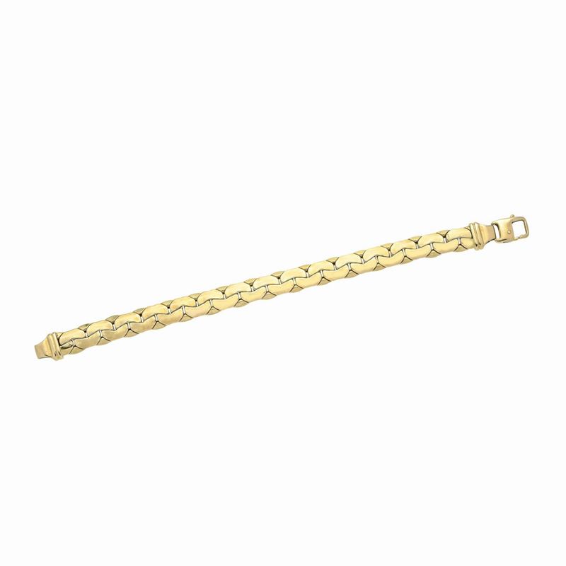 Bracciale a Maglie in Oro Giallo