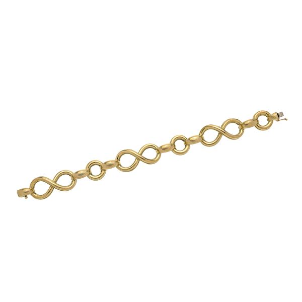 UNOAERRE - Yellow gold link bracelet