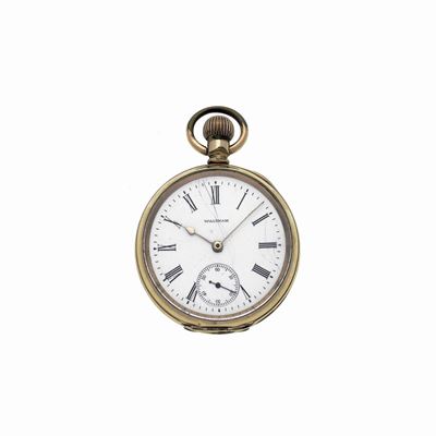 Orologio da Tasca in Metallo Placcato Oro