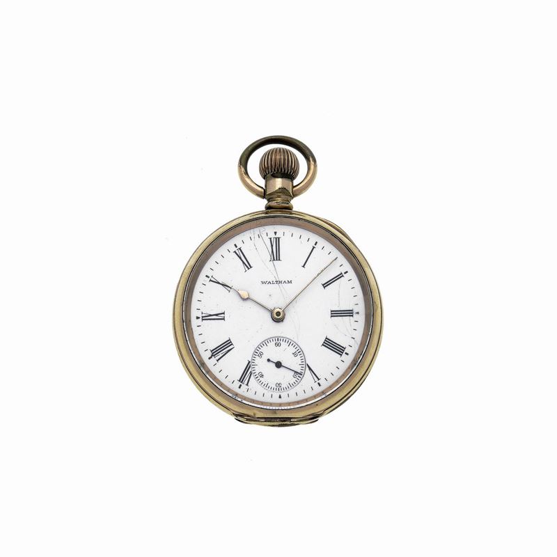 Waltham Company - Orologio da Tasca in Metallo Placcato Oro