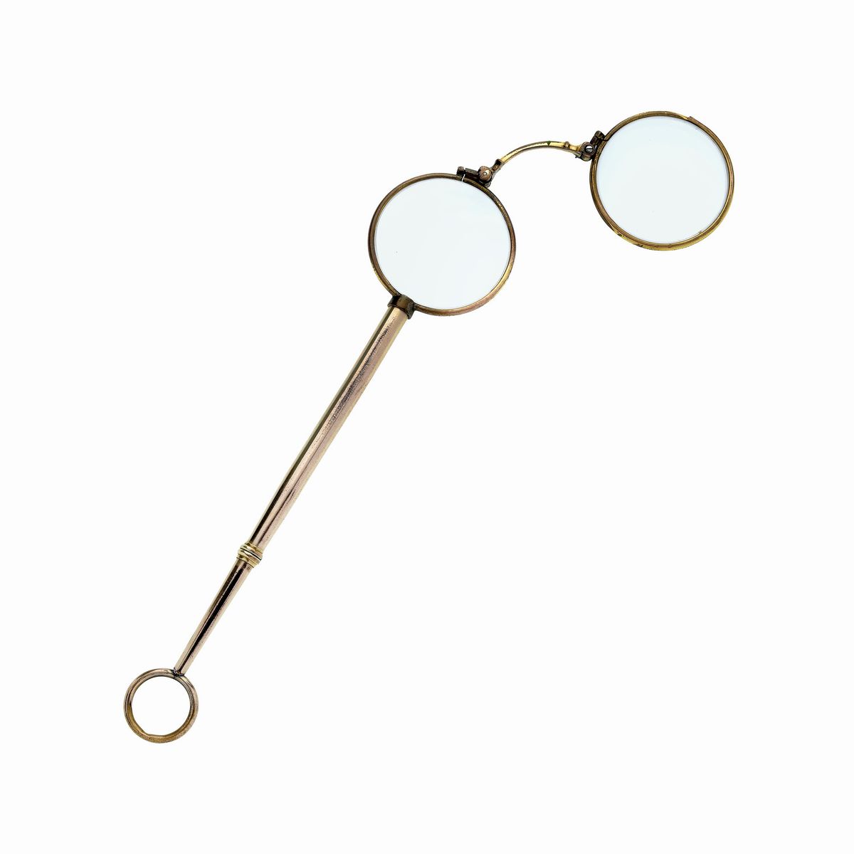 Una Lorgnette in Oro a 12 Kt ed un'altra in Metallo Dorato