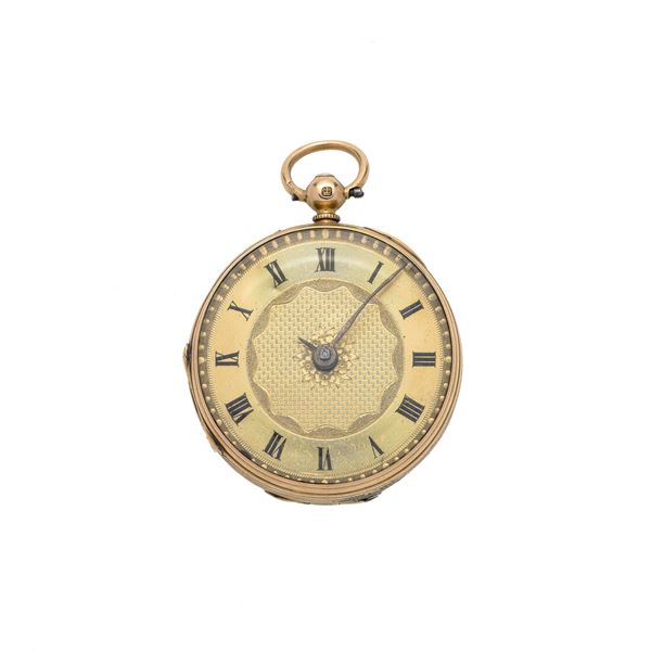 Orologio da tasca in oro giallo