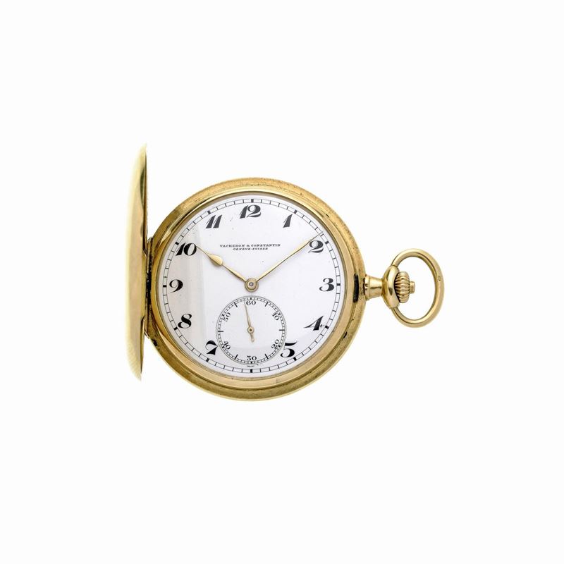 Vacheron & Constantin - Orologio da Tasca con Doppia Cassa in Oro Giallo