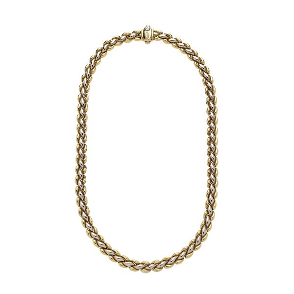 CHIMENTO : Yellow gold link necklace  - Auction Antique, Modern, Design Jewelery  [..]