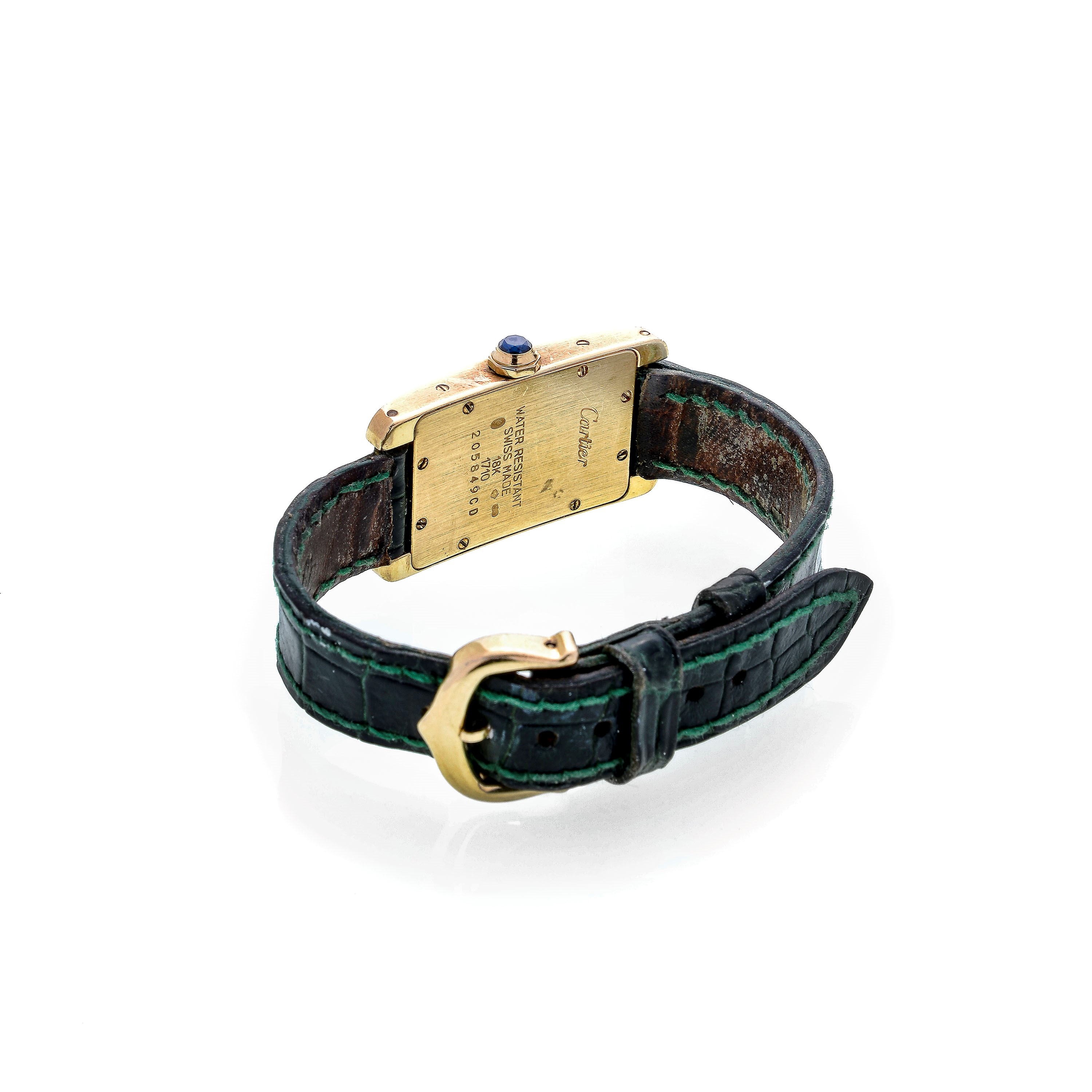 Orologio da polso da signora in oro giallo Tank Americaine