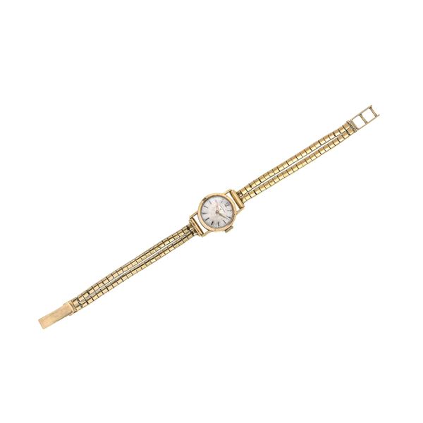 Yellow gold lady's watch
