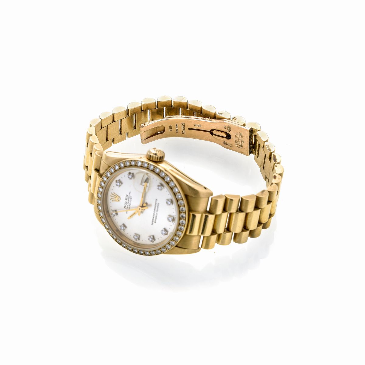 Orologio da Polso in Oro Giallo 18 Kt Rolex Oyster Perptual Date Just Ref. 68278