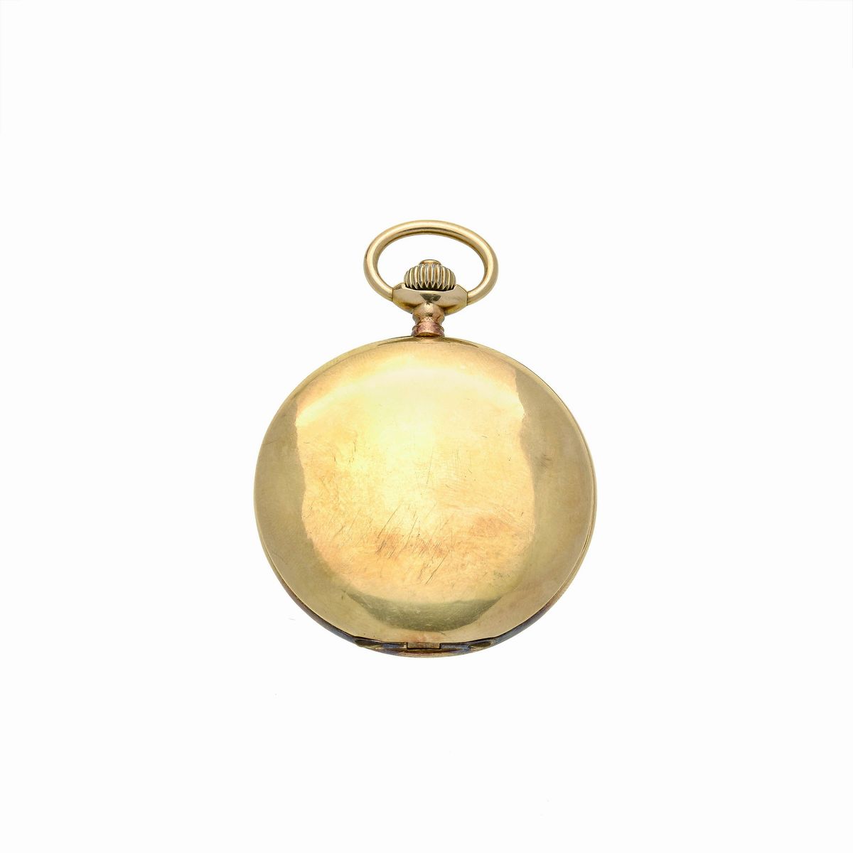 Orologio da tasca doppia cassa in oro giallo 18 K