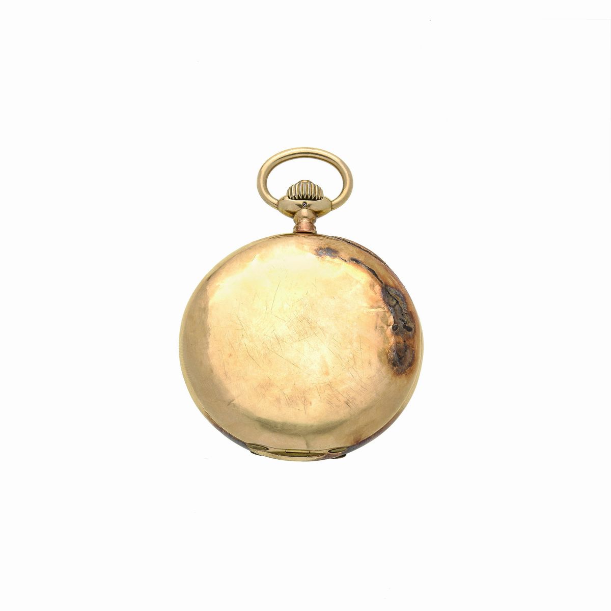Orologio da tasca doppia cassa in oro giallo 18 K